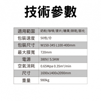 顆粒粉末雙工位包裝機